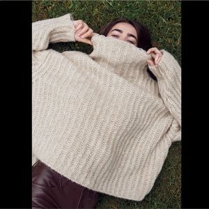 Free People Fluffy Fox Sweater